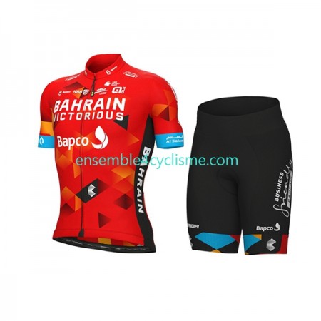 Tenue Maillot + Cuissard 2022 Team Bahrain Victorious Femme N001